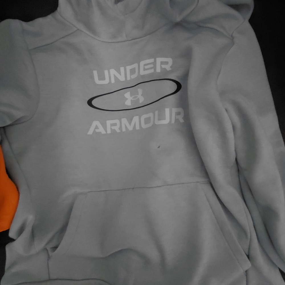 Under Armour Light Gray Pullover Hoodie